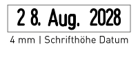 Trodat Datumsstempel 1010 