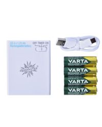 Akku-Batteriehalter mit Timer zur Beleuchtung von 1 Stern  