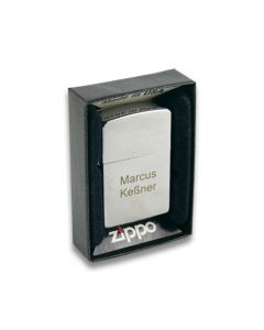 ZIPPO Sturmfeuerzeug mit Gravur SILBER 