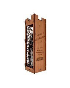 Dekorative Weinbox mit individueller Gravur   