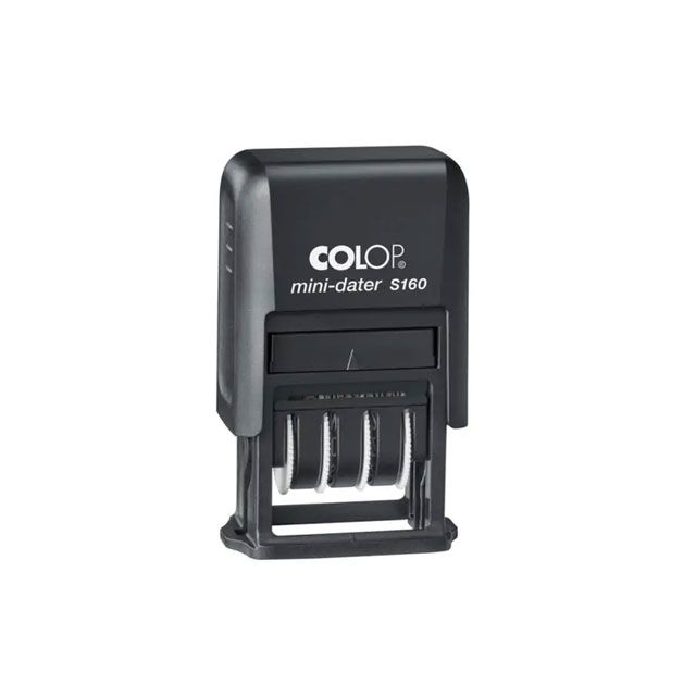 Colop Mini Dater S 160 N Text und Datum  BLAU