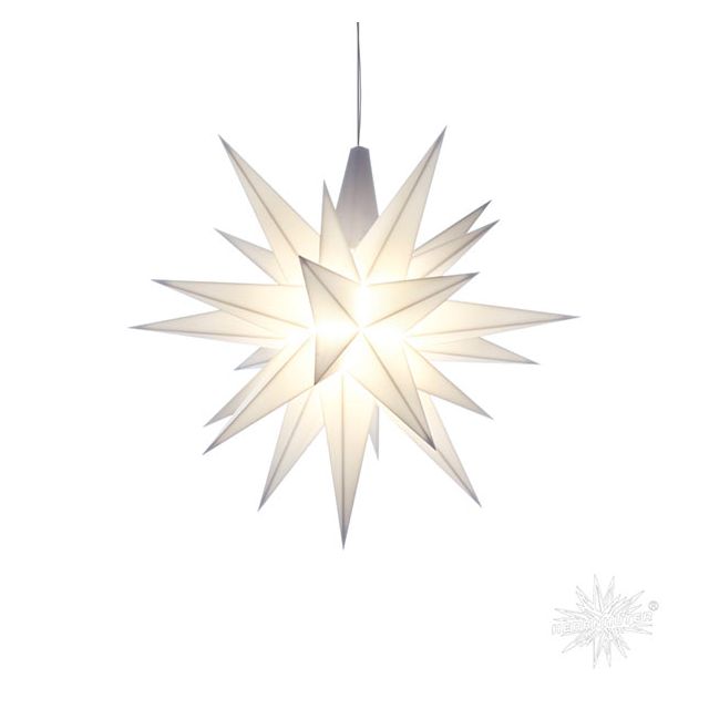 Herrnhuter Stern weiß ca. 13 cm mit LED